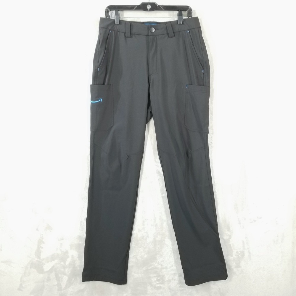 Amazon Uniform Cargo Pants by Luly Yang Men M Black 32 x 33 Workwear Stretch